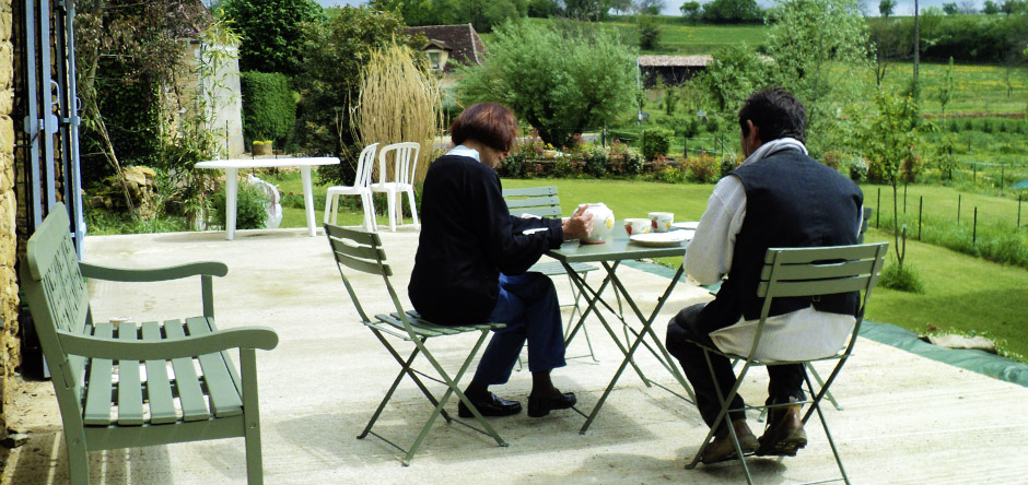 Terrasses et coins détente  dans un cadre réservé.